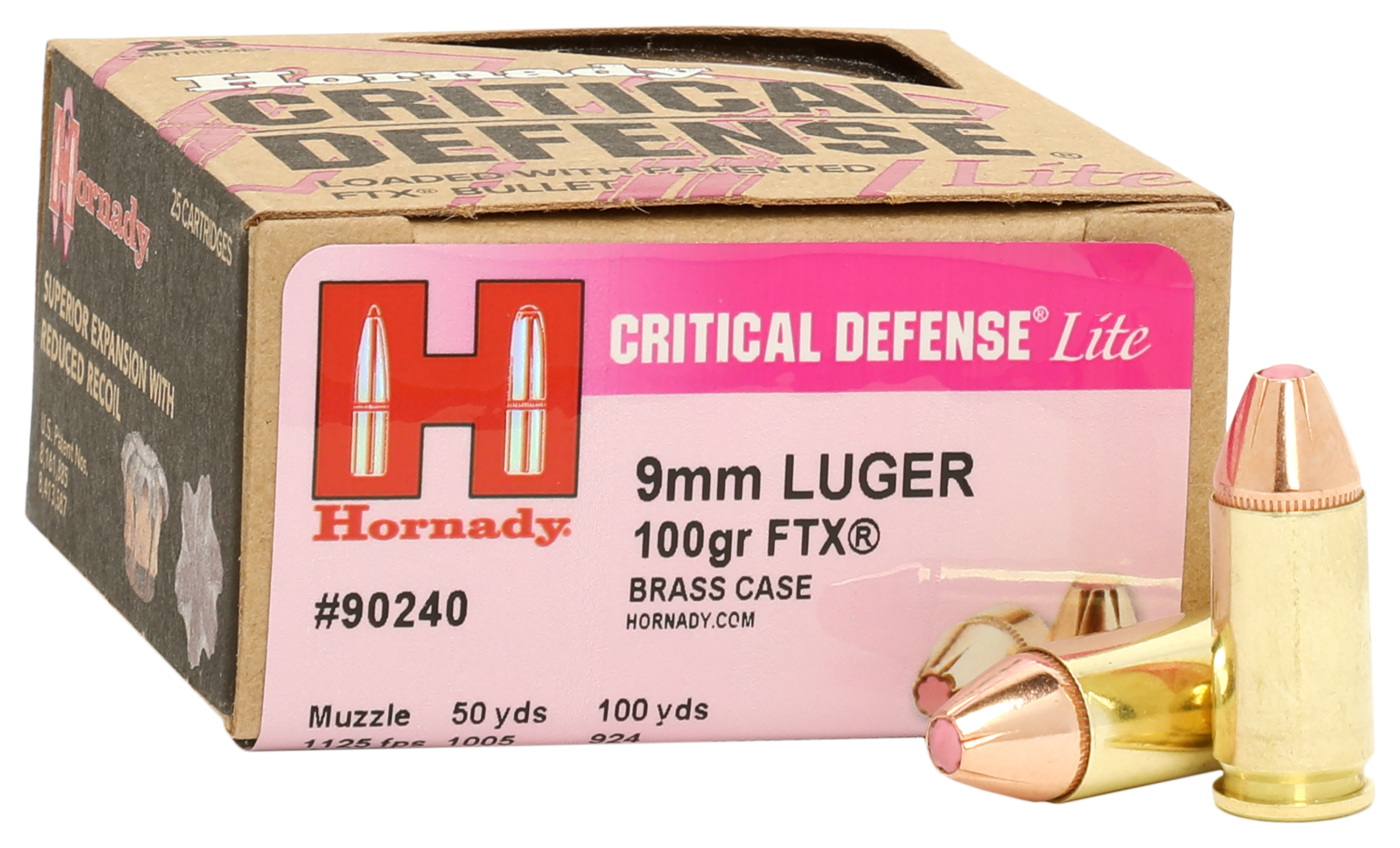 Hornady Critical Defense 9mm Luger 100 Grain Handgun Ammo | Cabela's